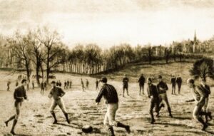 Playing fields before stadiums